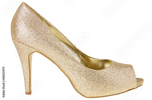 Shiny high heel