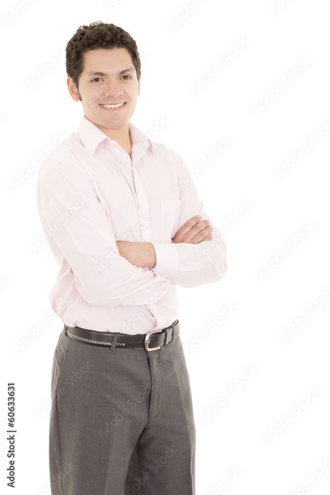 Friendly and smiling businessman hispanic Friendly and smiling businessman hispanic