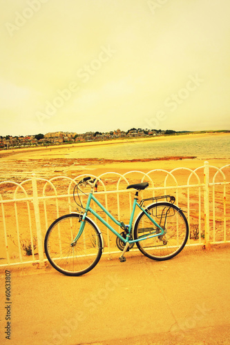 A bike and the beach photo