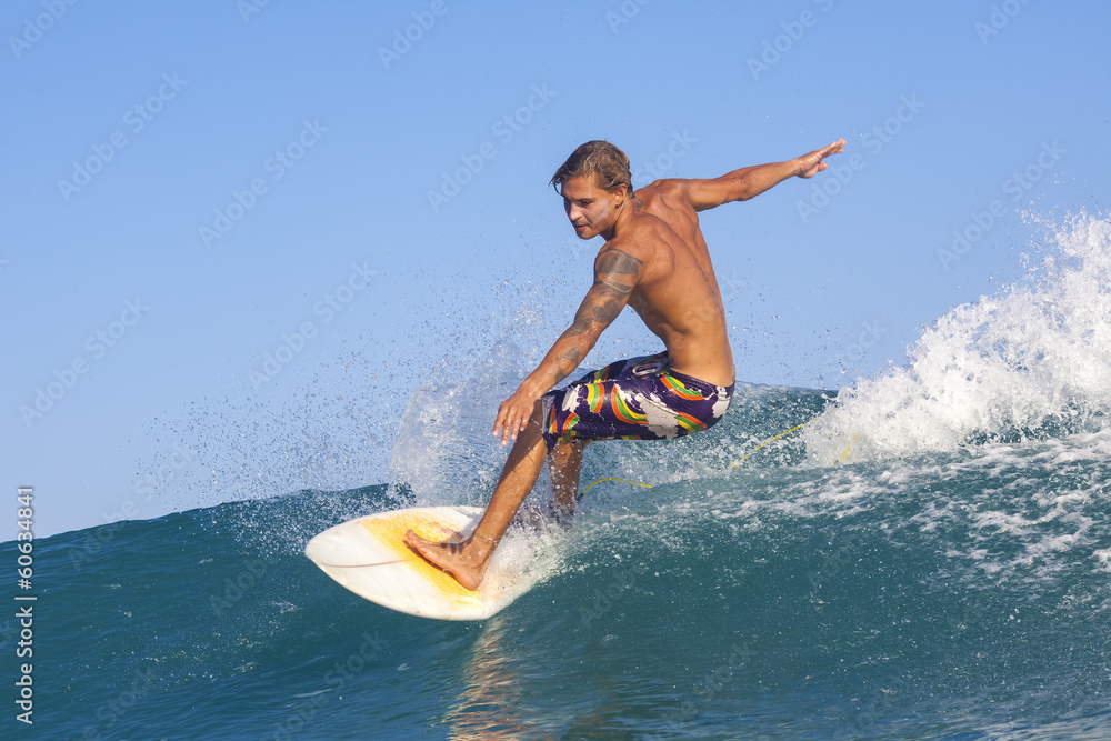 Surfing a wave