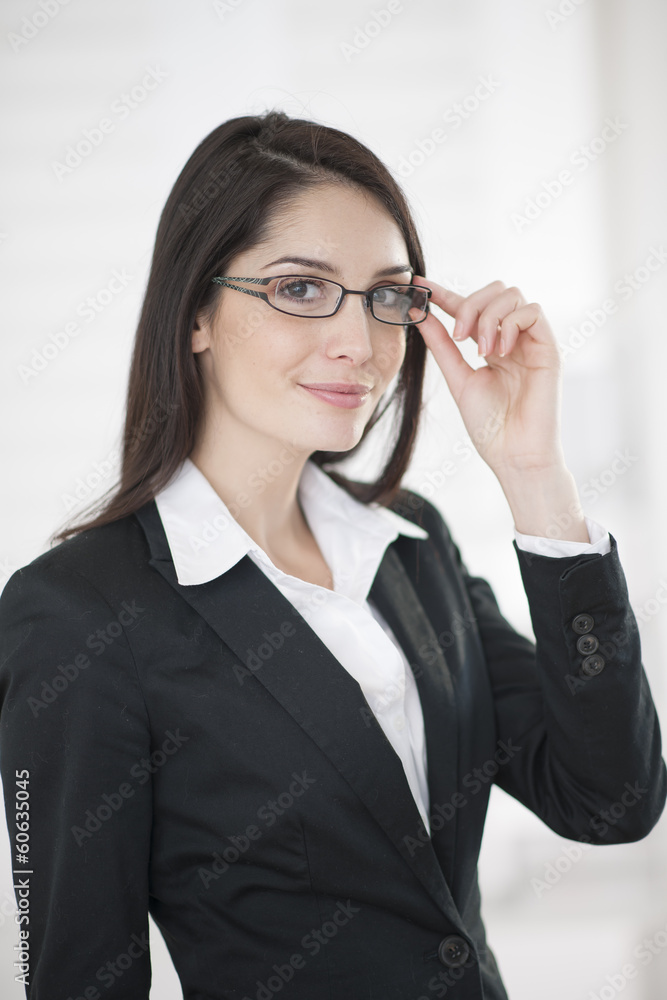 smiling businesswoman smiling businesswoman
