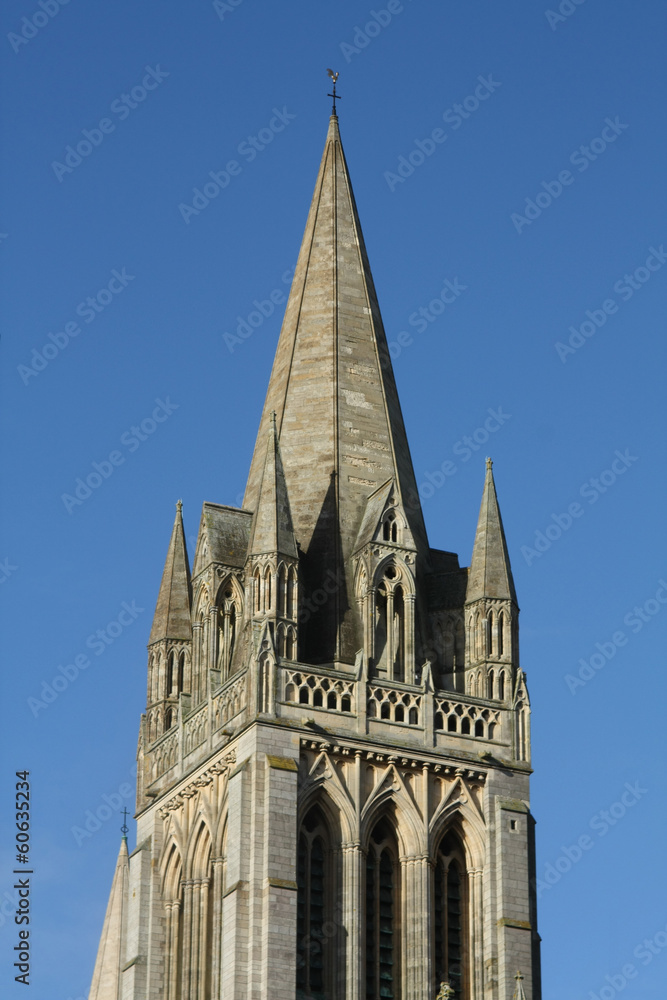 Truro Cathedral in Cornwall, England, UK
