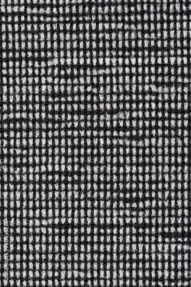 Black and white fabric texture Black and white fabric texture
