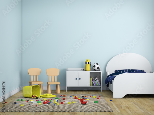 kid bed room photo