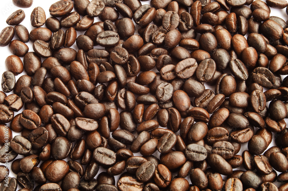 Fototapeta premium Roasted coffee beans, can be used as a background