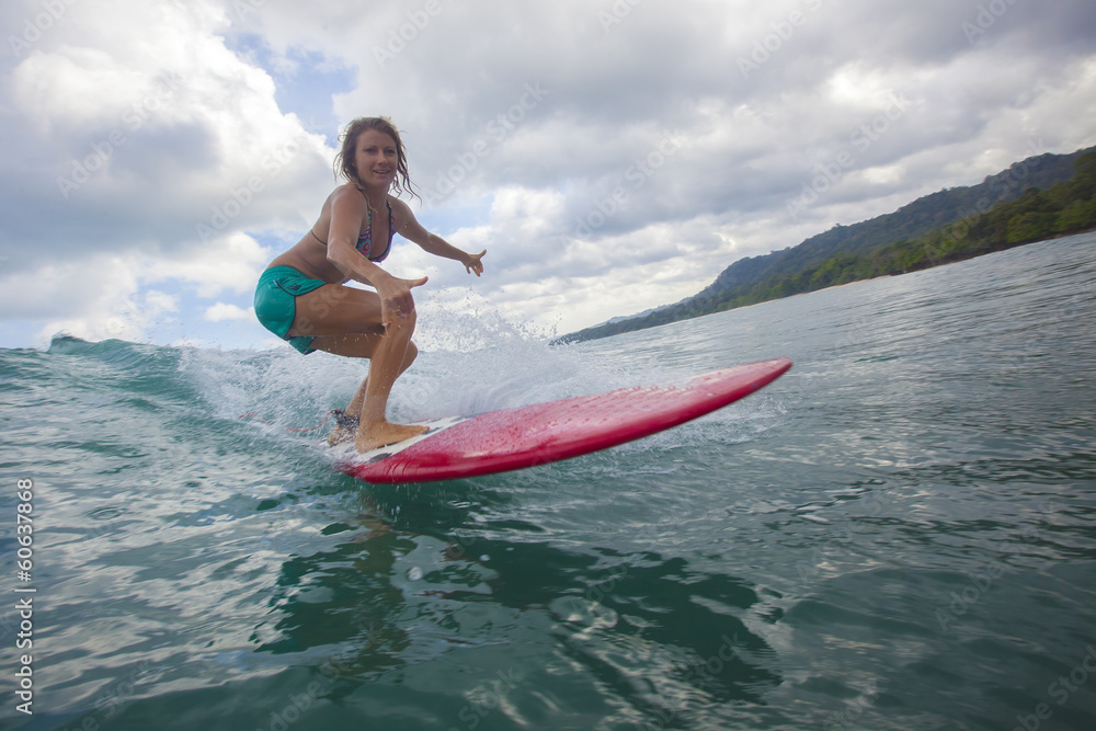 Surfing a wave