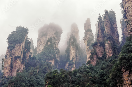 foggy Zhangjiajie © jasonyu