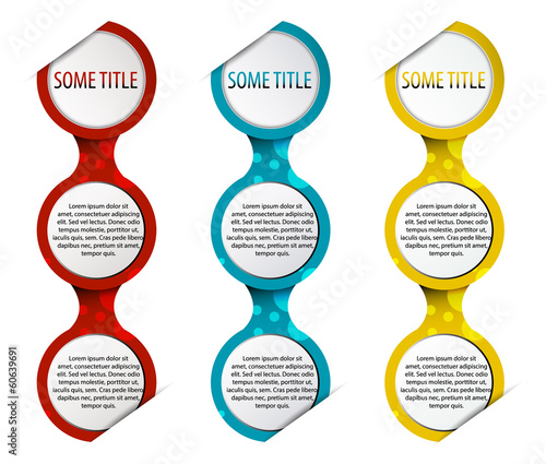 colorful round diagram infographic