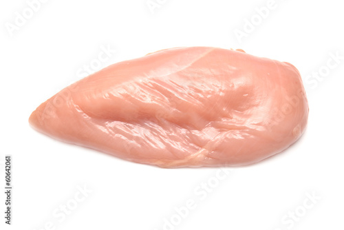 Raw chicken fillets