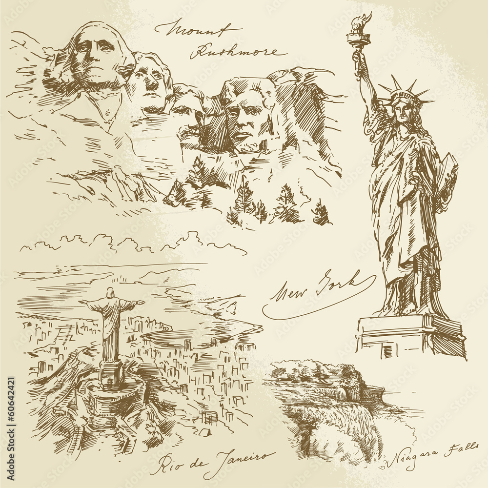 Obraz premium American monuments