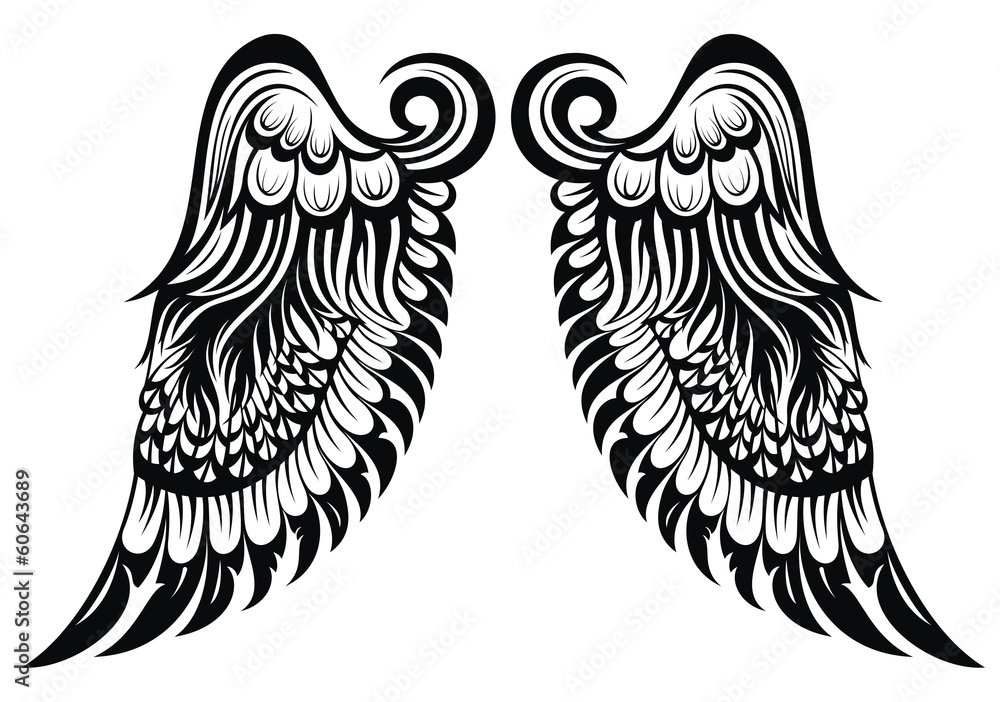 2. Angel Wings Tattoo - wide 5