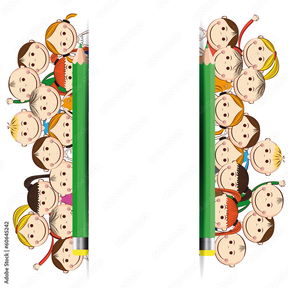 Fototapeta premium Back to school