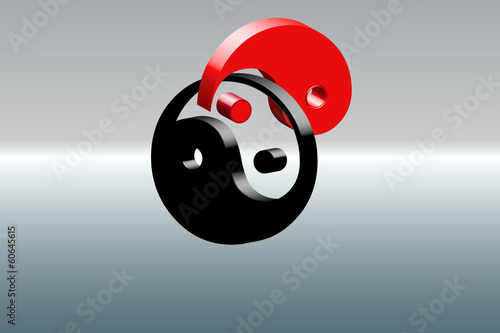 schwarz rot Annäherung