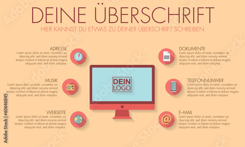 Flat Design Business Mockup