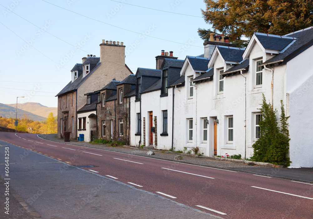 Evening in Strathyre, Scotland, UK. Evening in Strathyre, Scotland, UK.