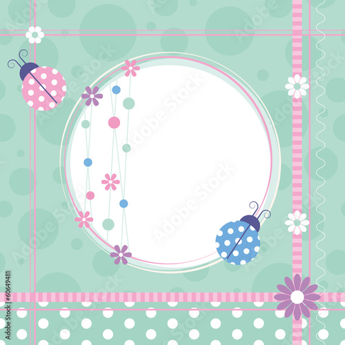 ladybugs greeting card