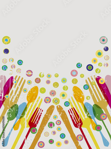 restaurant menu template, free copy space