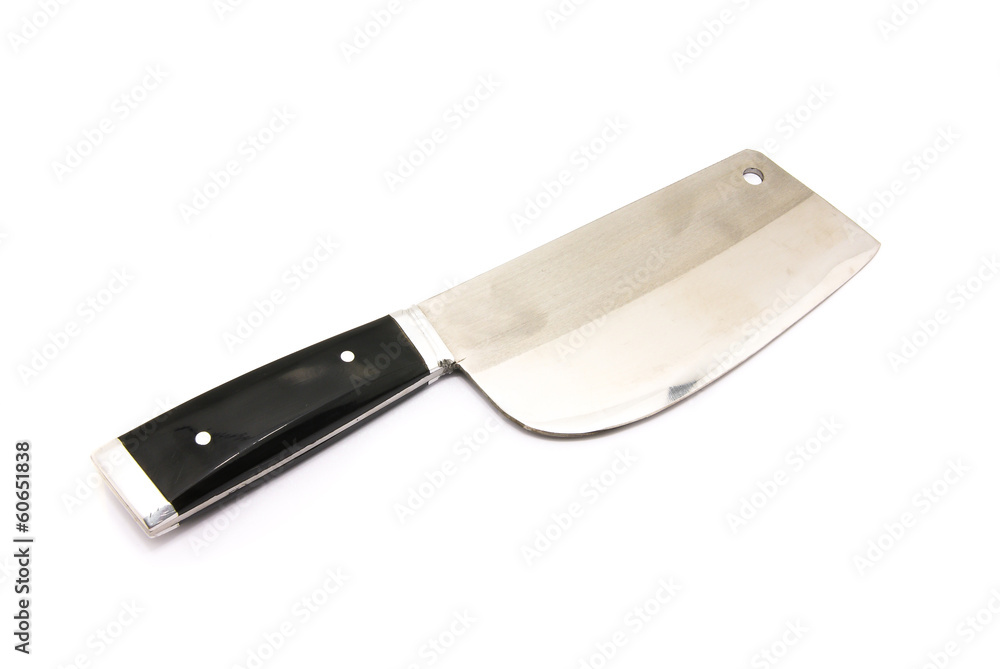 Kitchen knife isolated on white background. View from above. Kitchen knife isolated on white background. View from above.