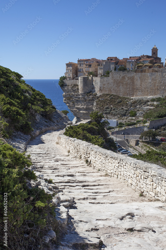 Bonifacio city, Corsica , France.