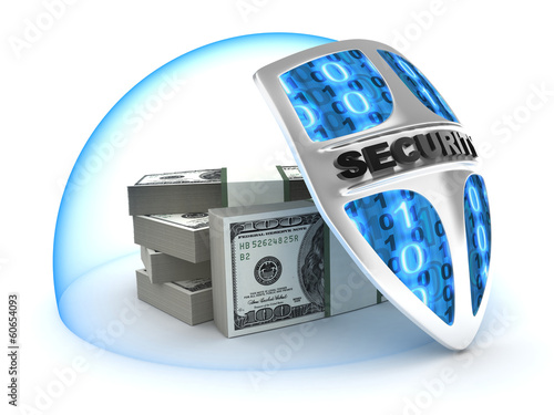 Canvas Print Money security