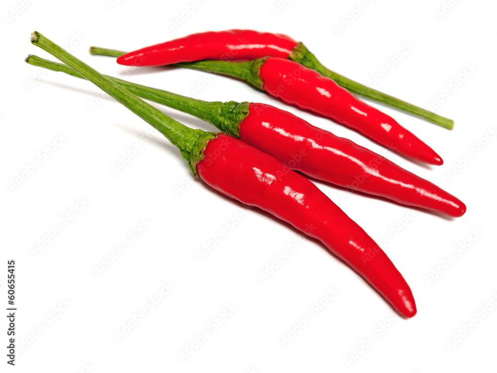 Scharfe Chilischoten Scharfe Chilischoten