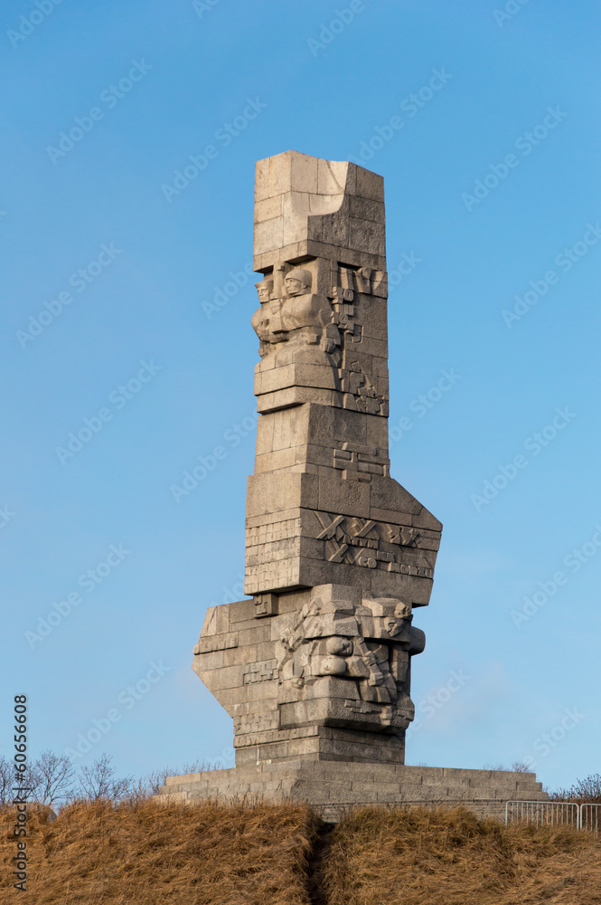 The monument to the defenders Westerplatte, Poland