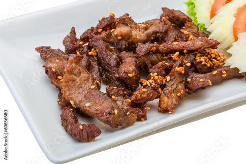 Fried pork thai style