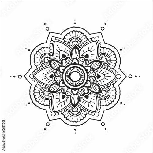 Mehendi, mandala