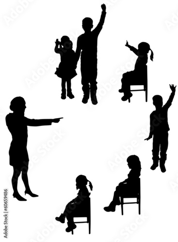 Vector silhouette