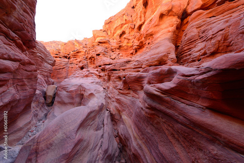 Billede på lærred Coloured Canyon in the Egypt