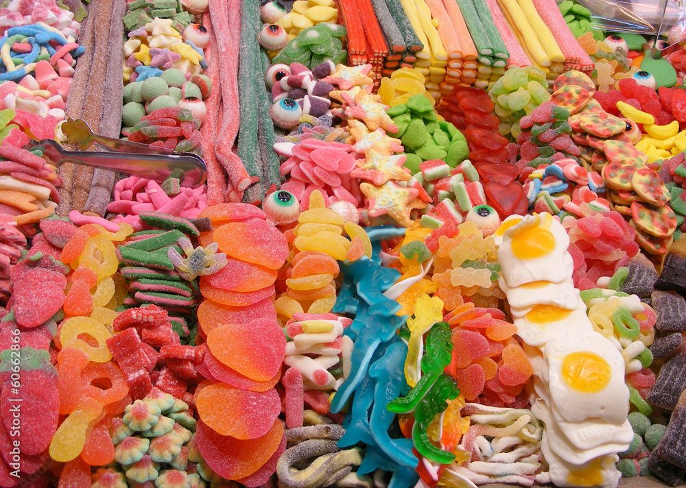 Fototapeta premium Golosinas de colores