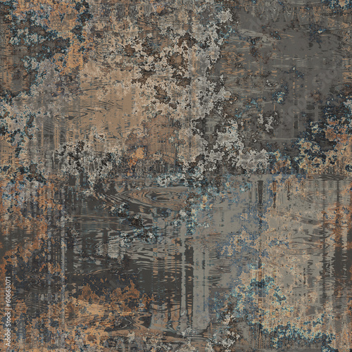 Seamless stained wooden surface brown