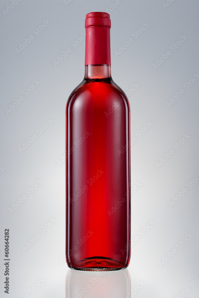 Red wine bottle isolated Red wine bottle isolated