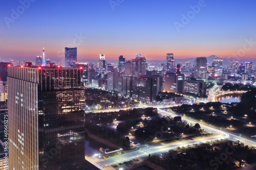 Wallpaper Mural 東京の夜景 Torontodigital.ca