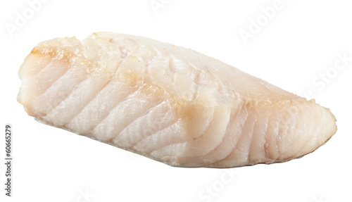 Photo Prepared pangasius fish fillet pieces