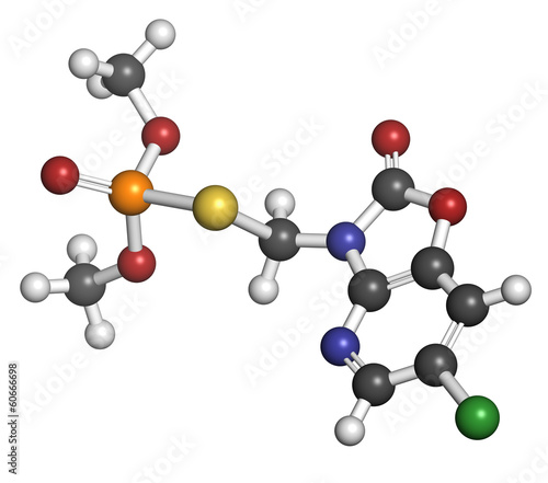 Azamethiphos pesticide molecule. Used in flypaper, etc.