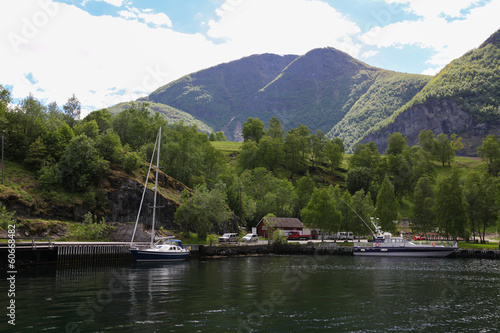 Wallpaper Mural Pier for ships Flam, Norway Torontodigital.ca