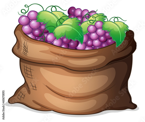 A sack of grapes