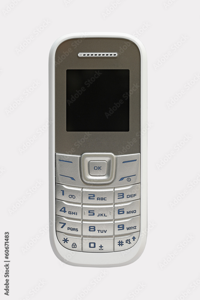 Business mobile phone isolated on white background Business mobile phone isolated on white background