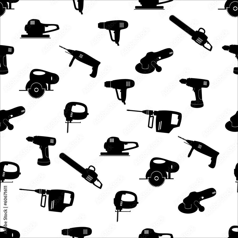 power tools icon pattern eps10 power tools icon pattern eps10