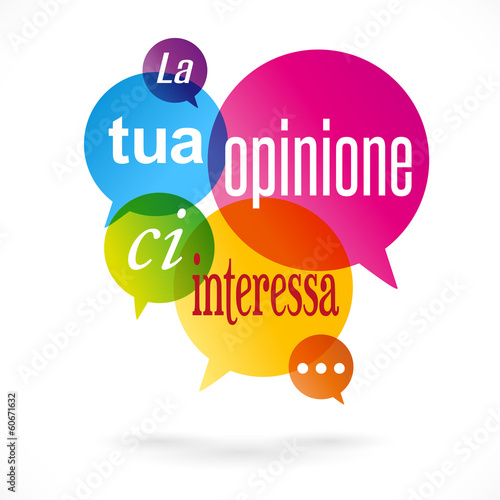La tua opinione ci interessa