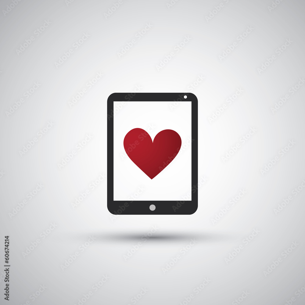 I Love the Internet - Tablet Icon Design I Love the Internet - Tablet Icon Design