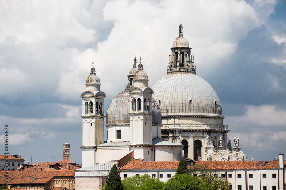 Bell Towers and Church Dome in Venice