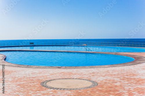 Swimming Pools Beach Blue Ocean