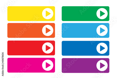 WEB BUTTONS POSTER (contact about us faq help home website)