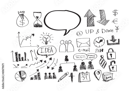 hand doodle Business doodles