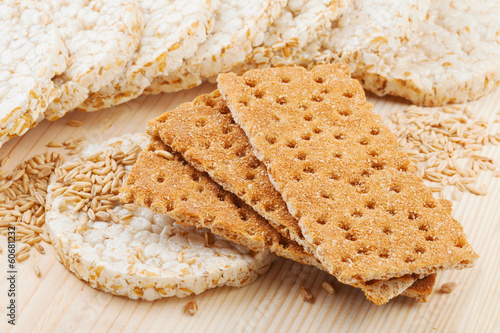 Obraz na plátně grain Crispbread cracker