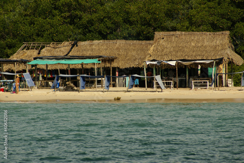 The Rosario Islands near Cartagena de los indias   Colombia.