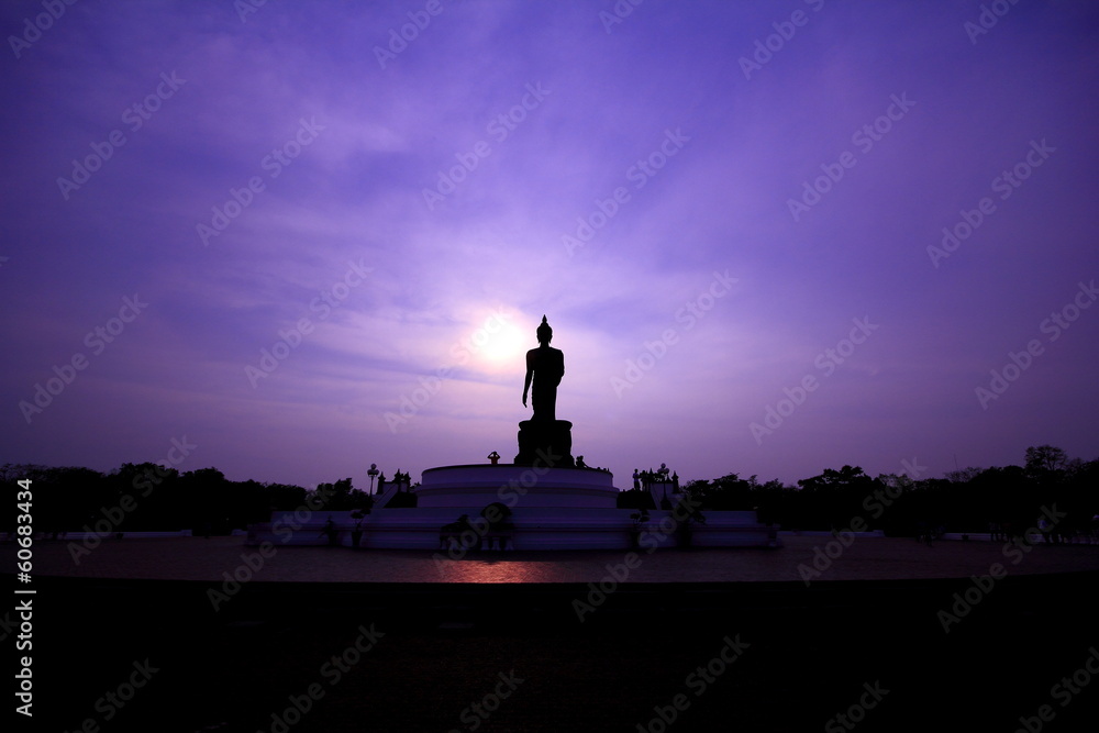 Fototapeta premium Bhudda, Puhtthamonthon in Thailand, Travel