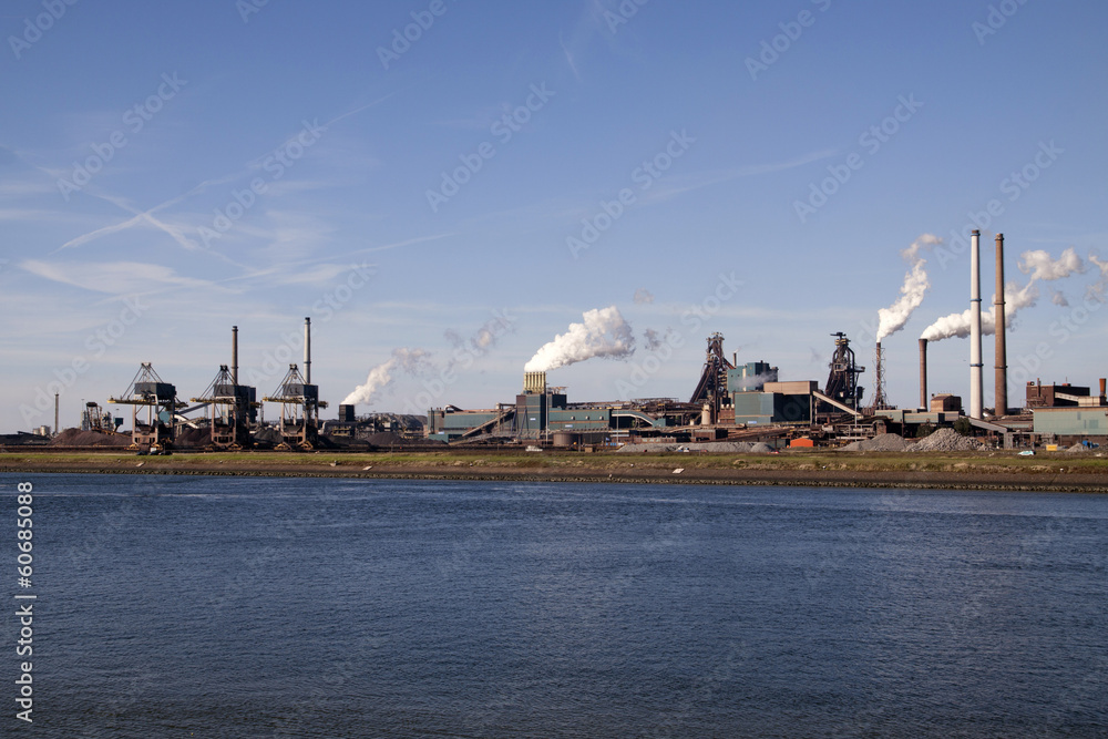 Hoogovens steelindustry ijmuiden, The Netherlands. Hoogovens steelindustry ijmuiden, The Netherlands.